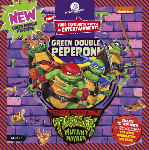 Pizzatainment Turtles Pizza Green Double Peperoni