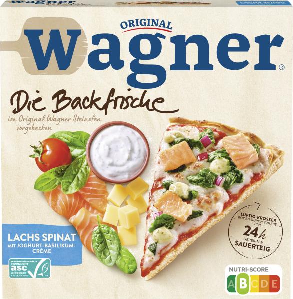 Original Wagner Die Backfrische Lachs Spinat