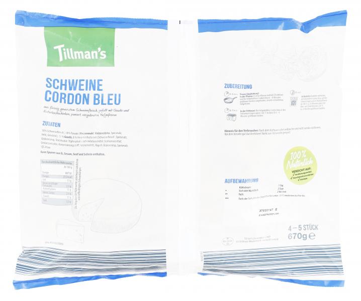 Tillman's Cordon Bleu vom Schwein