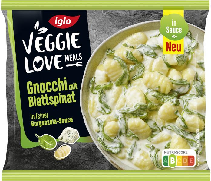 Iglo Veggie Love Meals Gnocchi mit Blattspinat