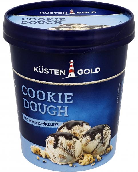 Küstengold Cookie Dough mit Keksteigstückchen