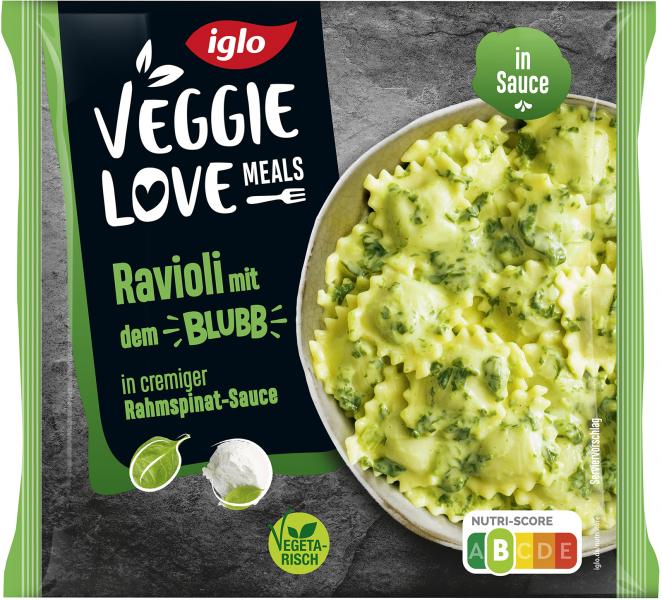 Iglo Iglo Veggie Love Meals Ravioli mit dem Blubb
