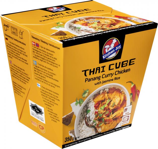 Kitchen Joy Thai Cube Panang Curry Chicken mit Jasmin Reis