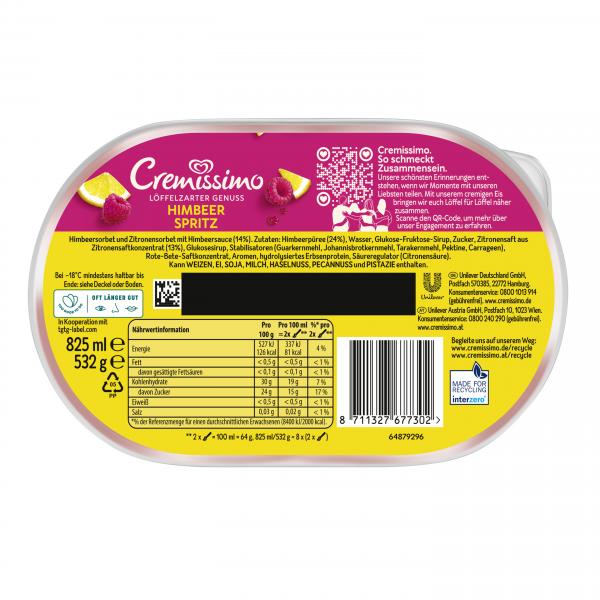 Langnese Cremissimo Himbeer Spritz