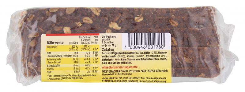 Mestemacher Fitnessbrot