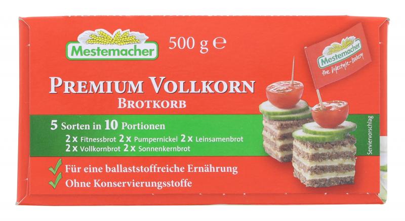 Mestemacher Premium Vollkorn Brotkorb