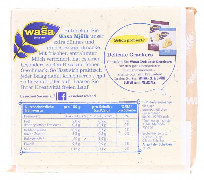 Wasa Knäckebrot Mjölk