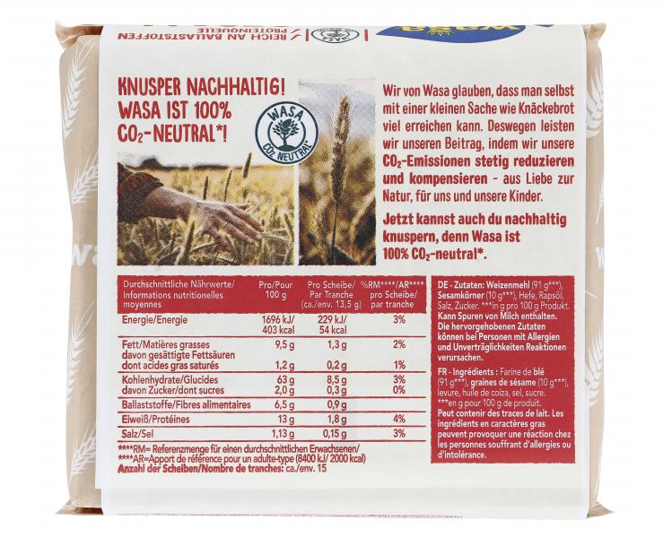 Wasa Knäckebrot Sesam