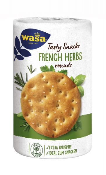 Wasa Knäckebrot Tasty Snacks French Herbs rounds