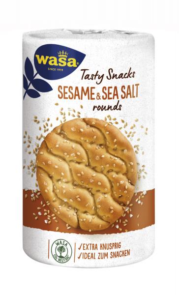 Wasa Tasty Snacks Sesame & Sea Salt rounds