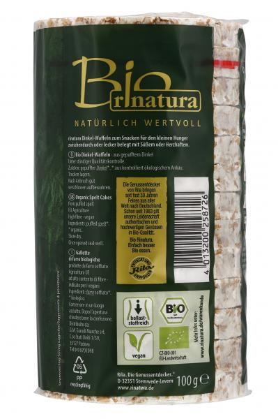 Rinatura Bio Daily Green Dinkel-Waffeln