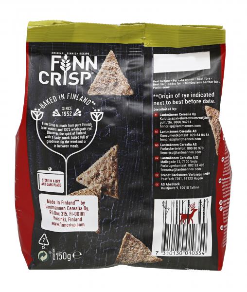 Finn Crisp Snacks Sour Cream & Onion