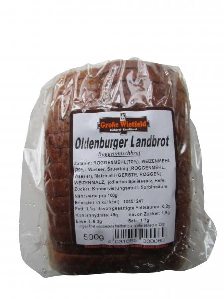 Große Wietfeld Oldenburger Landbrot