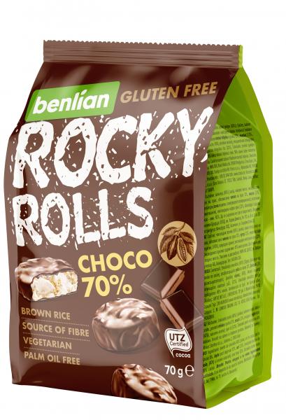 Benlian Rocky Rolls Choco 70%