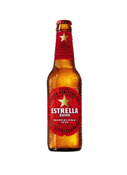 Estrella Damm mediterranes Bier (Mehrweg)