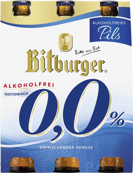 Bitburger 0,0% Pils alkoholfrei (Mehrweg)
