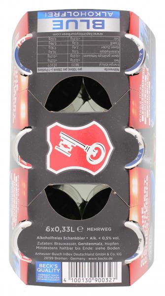 Beck's Blue Alkoholfrei (Mehrweg)