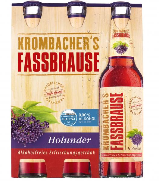 Krombacher's Fassbrause Holunder (Mehrweg)