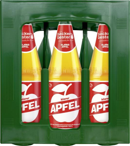Becker's Apfelsaft Klar Pk.: Gold (Mehrweg)