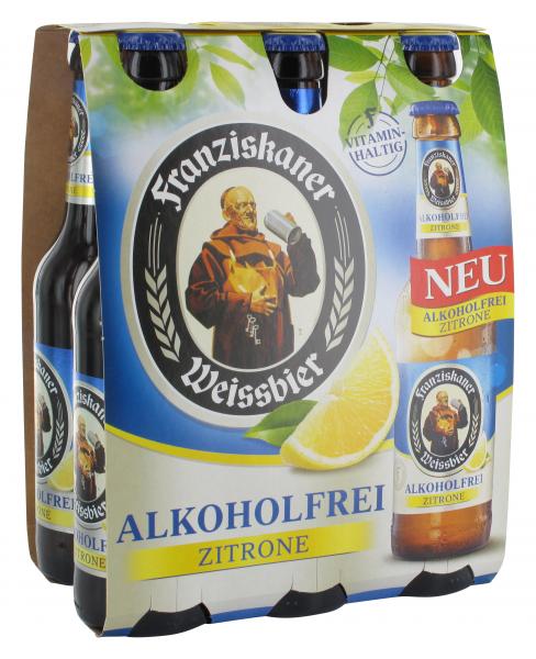 Franziskaner Weissbier alkoholfrei Zitrone (Mehrweg)