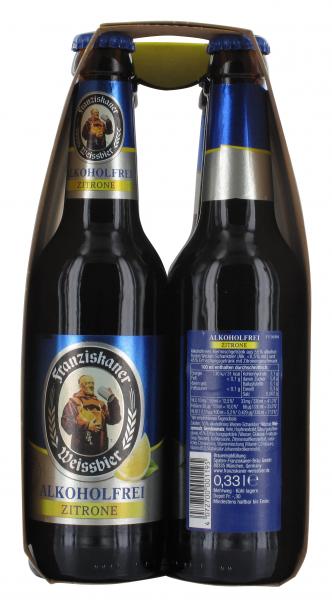 Franziskaner Weißbier alkoholfrei Zitrone (Mehrweg)