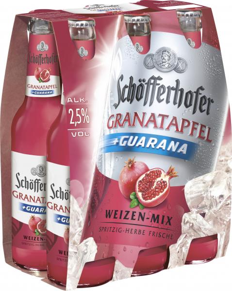 Schöfferhofer Weizen-Mix Granatapfel + Guarana (Mehrweg)