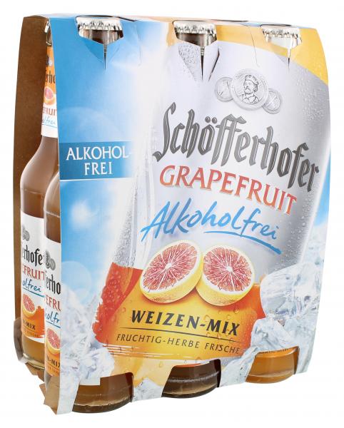 Schöfferhofer Weizen-Mix Grapefruit alkoholfrei (Mehrweg)