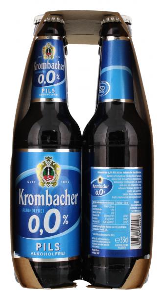 Krombacher Pils 0,0% alkoholfrei (Mehrweg)
