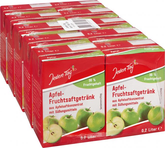 Jeden Tag Apfel-Fruchtsaftgetränk Trinkpäckchen