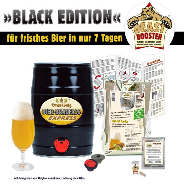 Braukönig Bier-Braufass Express Black Edition