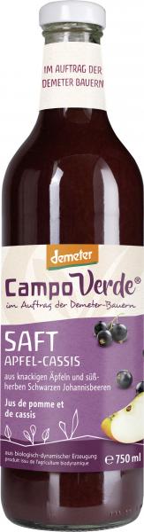 Campo Verde Demeter Apfel-Cassissaft