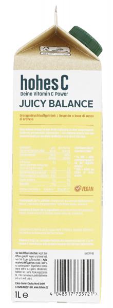 Hohes C Juicy Balance Orange