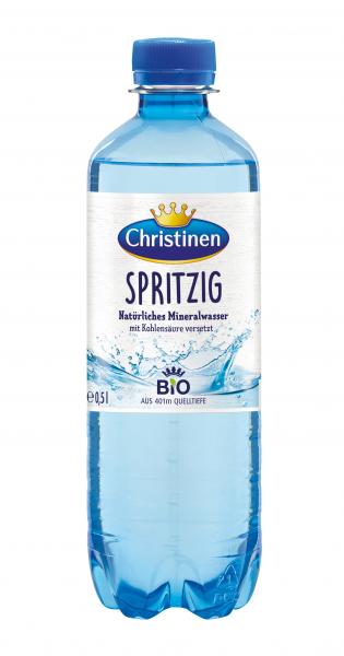 Christinen Mineralwasser spritzig PET (Einweg)