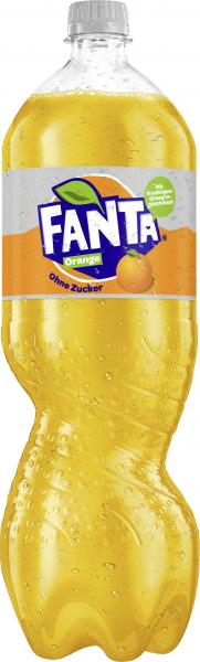 Fanta Orange ohne Zucker (Einweg)
