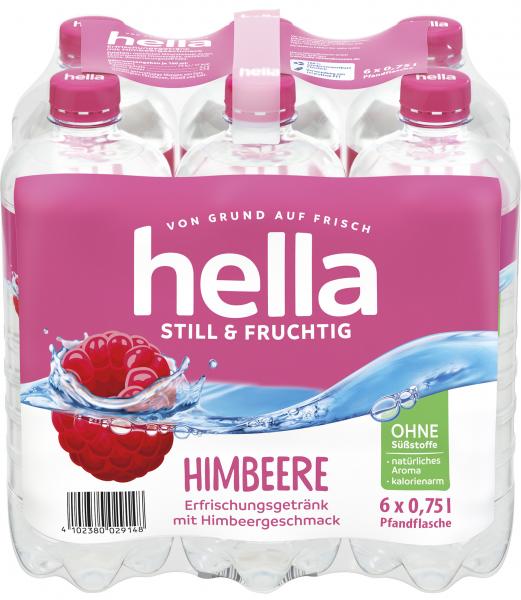 Hella Still & Fruchtig Erfrischungsgetränk Himbeere (Einweg)