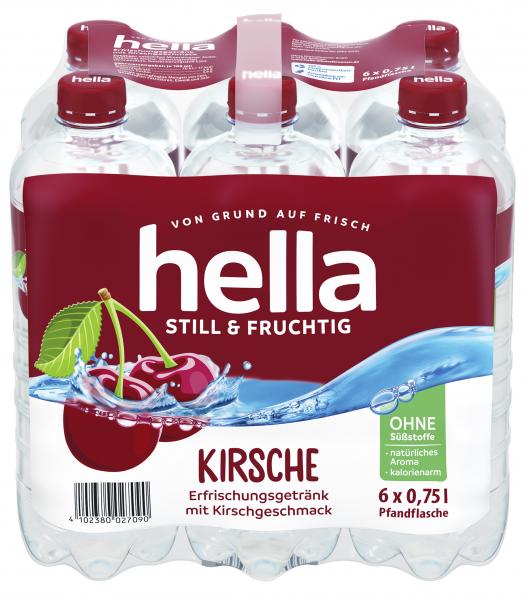 Hella Still & Fruchtig Erfrischungsgetränk Kirsche (Einweg)