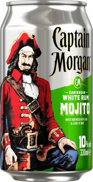 Captain Morgan White Rum Mojito (Einweg)