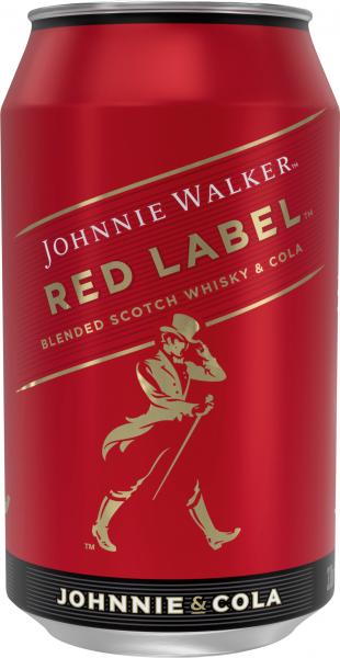Johnnie Walker Red Label Johnnie & Cola (Einweg)