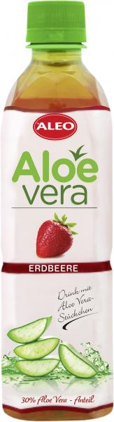 Aleo Aloe Vera Drink Erdbeere (Einweg)