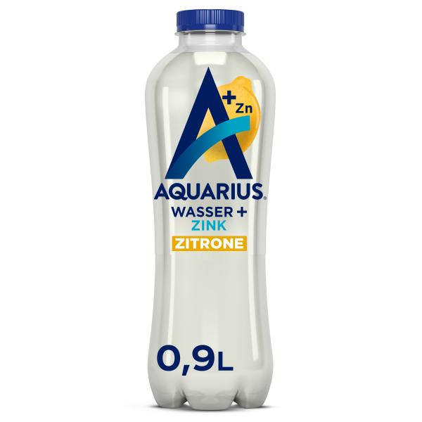 Aquarius Wasser + Zink Zitrone (Einweg)