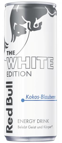 Red Bull Energy Drink White Edition Kokos-Blaubeere (Einweg)