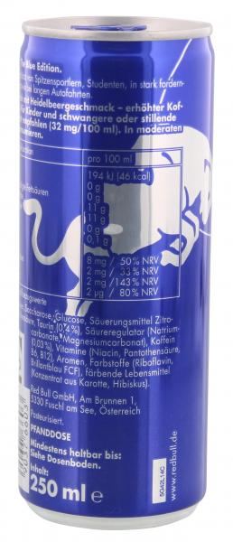Red Bull Energy Drink Blue Edition Heidelbeere (Einweg)
