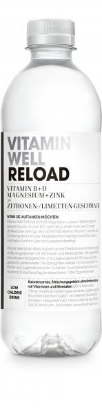 Vitamin Well Reload Zitronen-/Limetten-Geschmack (Einweg)