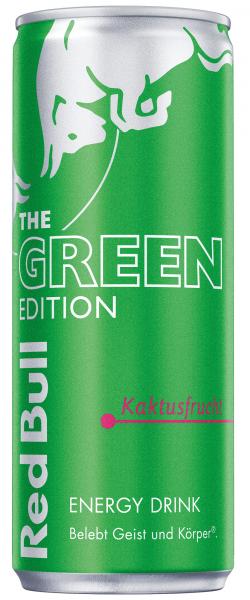 Red Bull Energy Drink Green Edition Kaktusfrucht (Einweg)