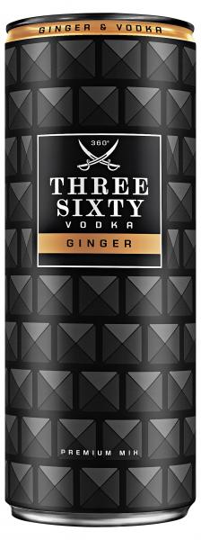 Three Sixty Vodka Ginger (Einweg)
