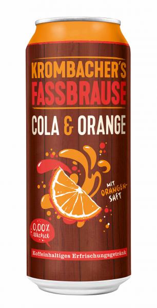 Krombacher Fassbrause Cola & Orange (Einweg)