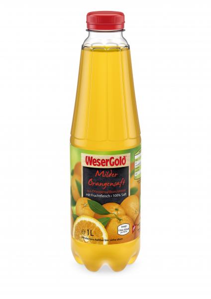 Wesergold Milder Orangensaft (Einweg)