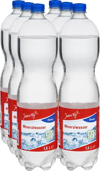 Jeden Tag Mineralwasser classic PET (Einweg)