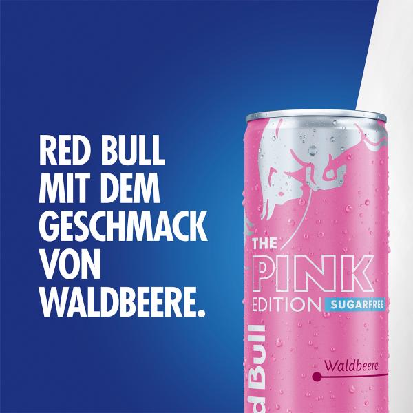 Red Bull Energy Drink The Pink Edition Sugarfree Waldbeere (Einweg)