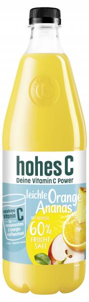 Hohes C Leichte Orange-Ananas (Einweg)